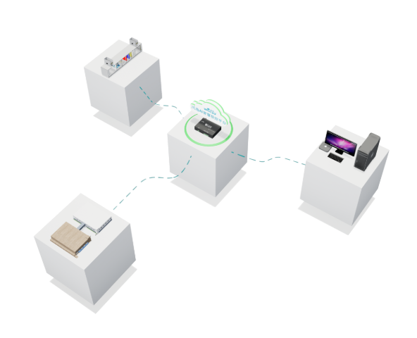 智慧工厂解决方案示意图
