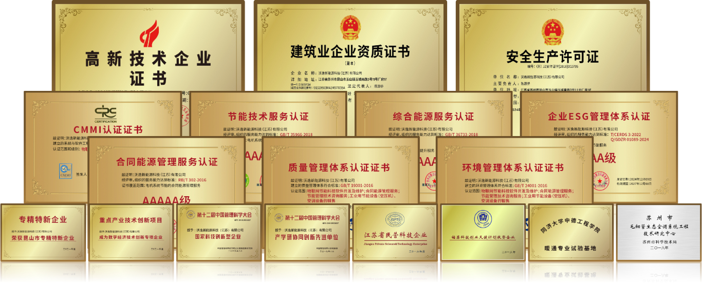 企业荣誉资质奖牌